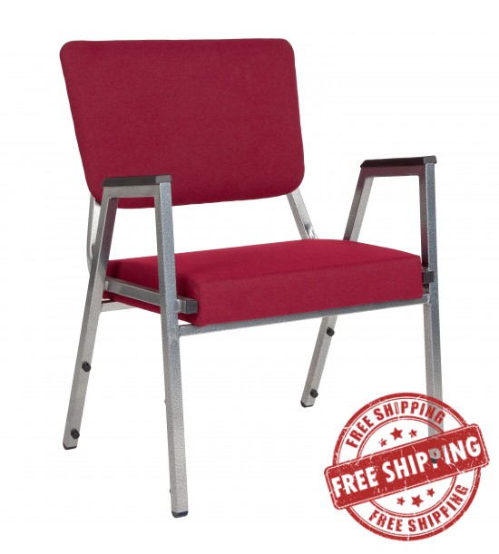 Flash Furniture XU-DG-60443-670-2-BY-GG HERCULES Series 1500 lb. Rated Burgundy Antimicrobial Fabric Bariatric Medical Reception Arm Chair with 3/4 Panel Back Flash Furniture XU-DG-60443-670-2-BY-GG HERCULES Series 1500 lb. Rated Burgundy Antimicrobial Fabric Bariatric Medical Reception Arm Chair with 3/4 Panel Back